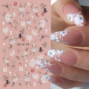 nail art fleurs de cerisier