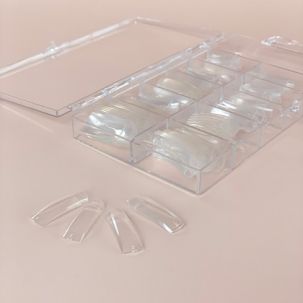 capsules transparentes avec grandes encoches