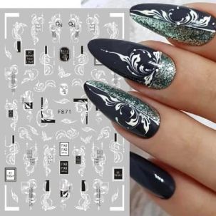 Stickers nail art décoration manucure pour ongles chez tplo