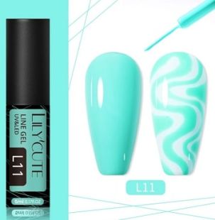 Liner Gel paint turquoise UV/LED