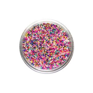 Pot de micro-perles multicolores 10 grammes ou manucure vernis caviar MJ - Nail art