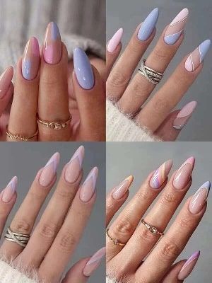 faux ongles mats nudes