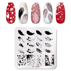 Plaque Stamping nail art 