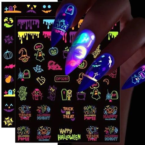 sticker pour ongles halloween