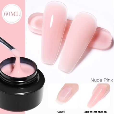 Gel pour les ongles nude pink