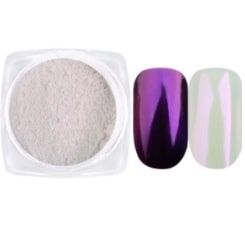 Nail art violet Shell powder 