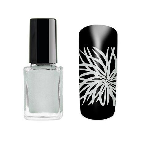 vernis stamping argent pour nail art